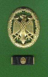 Abzeichen für Leistungen im Truppendienst - Guld