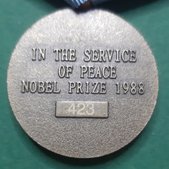 Medaille Prix Nobel de la Paix 1988