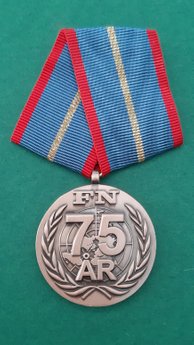 75 års  mindesmedalje fra Nordiske Peacekeepers  24. Oktober 1945 - 2020