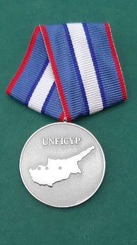 50 års mindesmedalje fra DANCON UNFICYP
