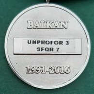 25 års  mindesmedalje fra DANCON UNPROFOR