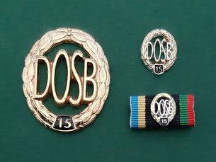 DSOB sportsmærke - 15 gangs tildeling