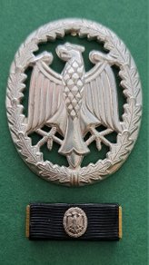 Abzeichen für Leistungen im Truppendienst - Sølv
